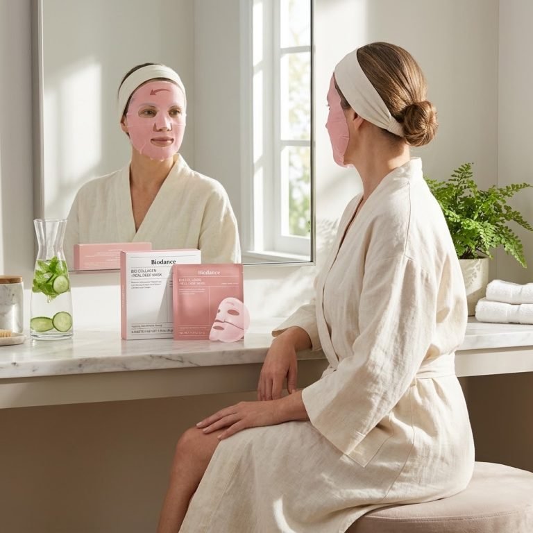 Bio Collagen Face Mask – Radiant & Luxurious Overnight Glow - Alternate