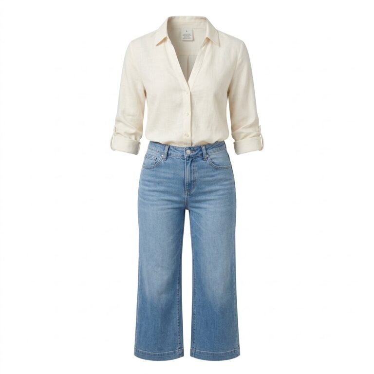High-Rise Wide-Leg Flare Jeans for Women