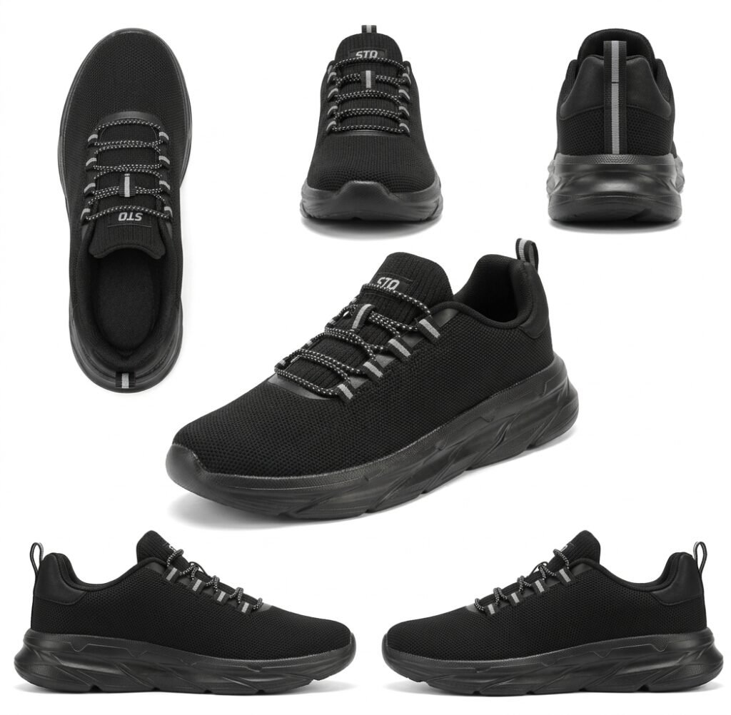 STQ Women’s Slip-On Walking Sneakers with Memory Foam Cushioning - Alternate View