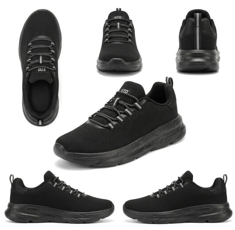 STQ Women’s Slip-On Walking Sneakers with Memory Foam Cushioning - Alternate