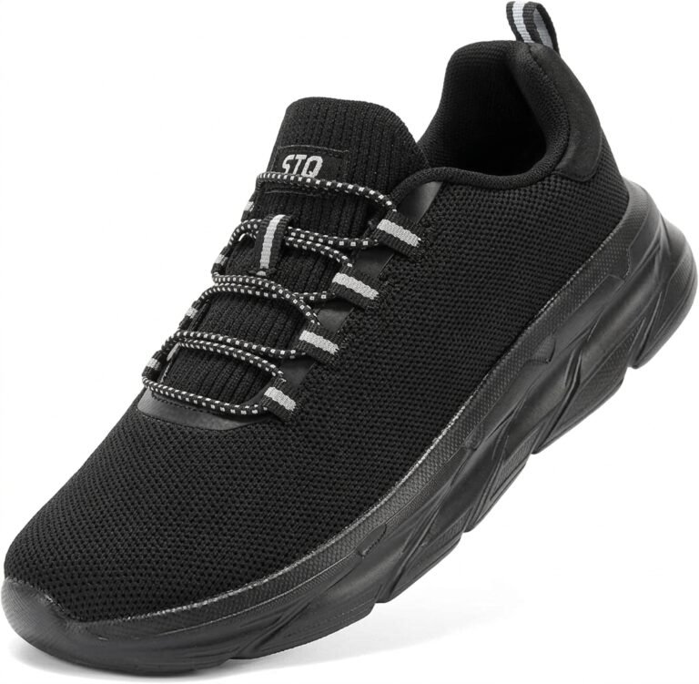 STQ Women’s Slip-On Walking Sneakers with Memory Foam Cushioning