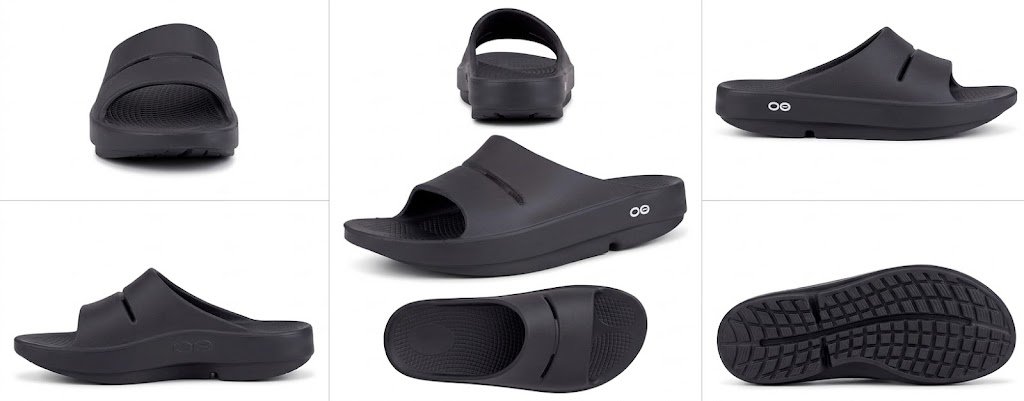 OOFOS OOahh Recovery Slide Sandals for Women and Men - Alternate View