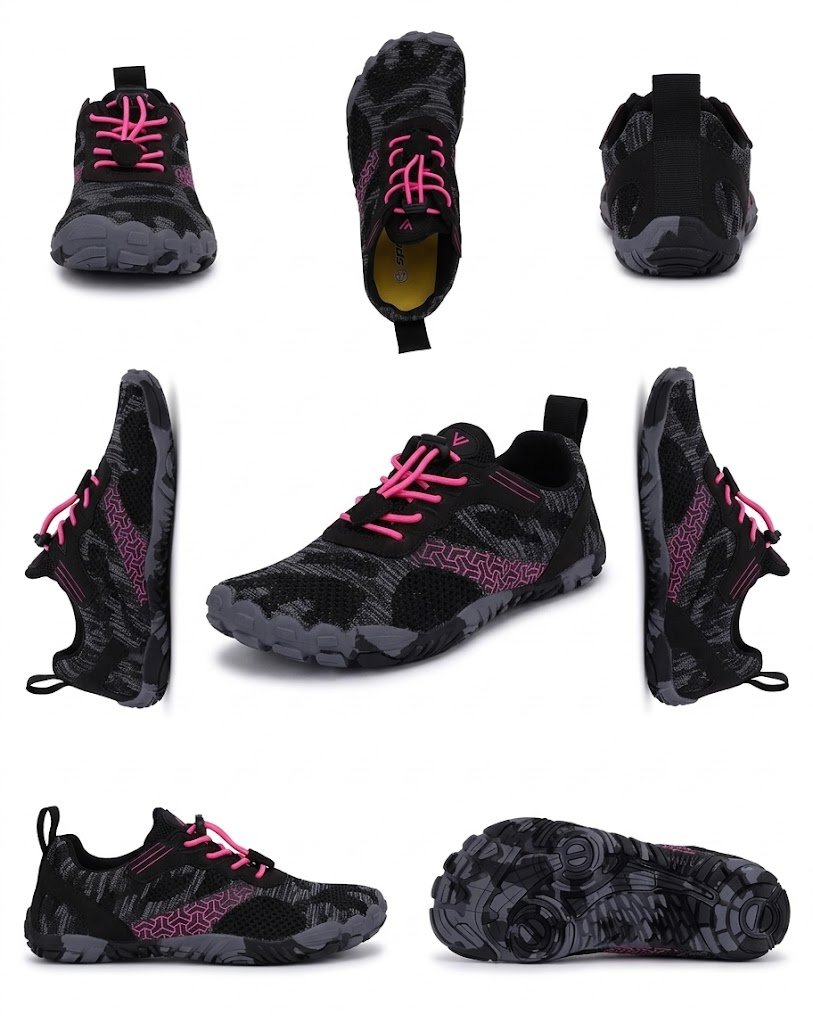 Joomra Women’s Barefoot Trail Running Shoes Zero Drop Minimalist Sneakers - Alternate View