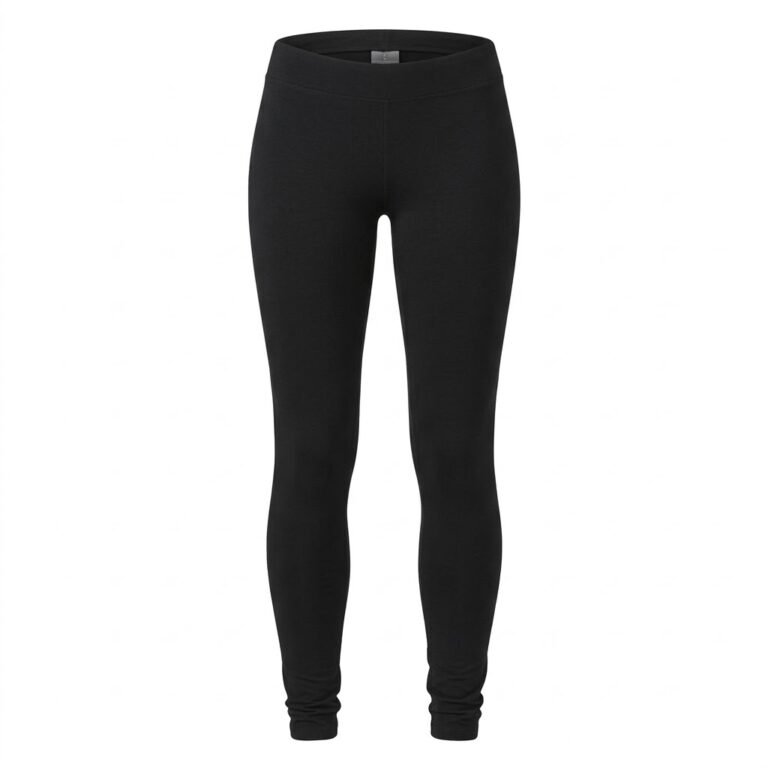 HUE Women’s Cotton Leggings with Wide Waistband – Ultra Soft Ankle & Capri Length