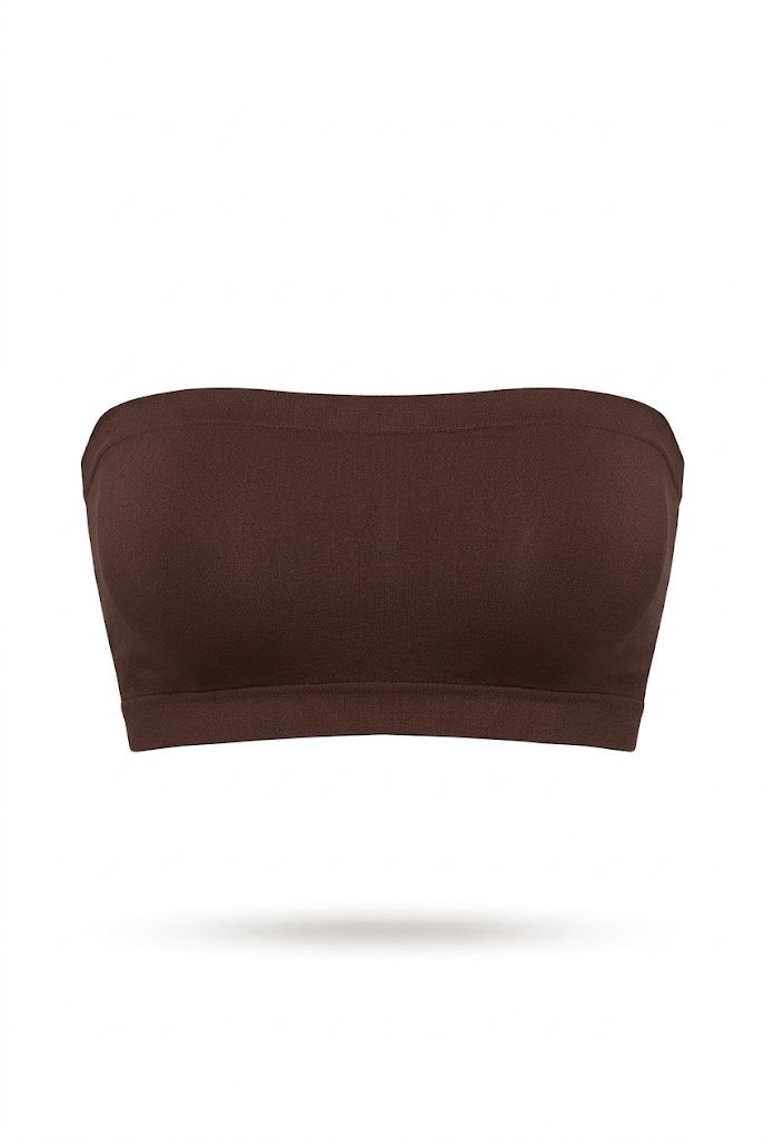 SHAPERMINT Strapless Wireless Bra with Sewn-In Molded Cups