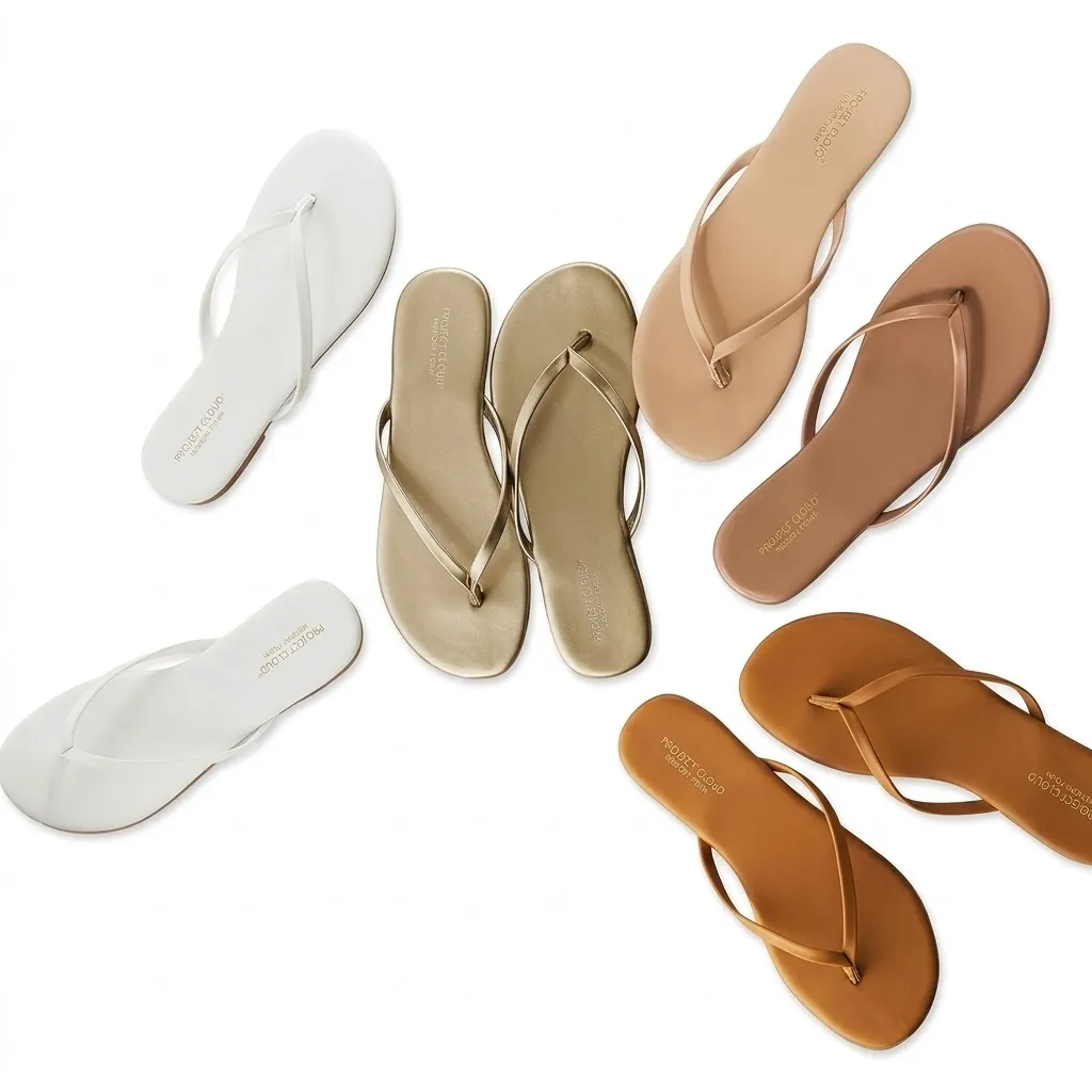Project Cloud Women’s Memory Foam Flip-Flop Sandals - Alternate View