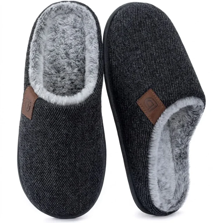 ULTRAIDEAS Men’s Memory Foam Scuff Slippers