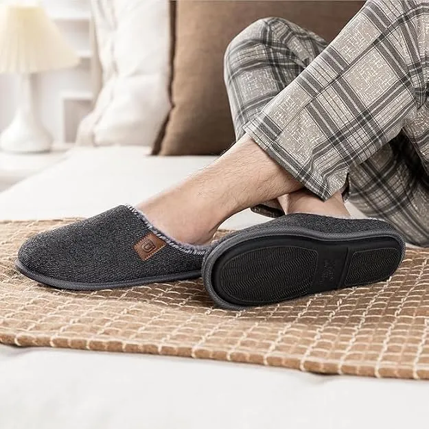 ULTRAIDEAS Men’s Memory Foam Scuff Slippers - Alternate