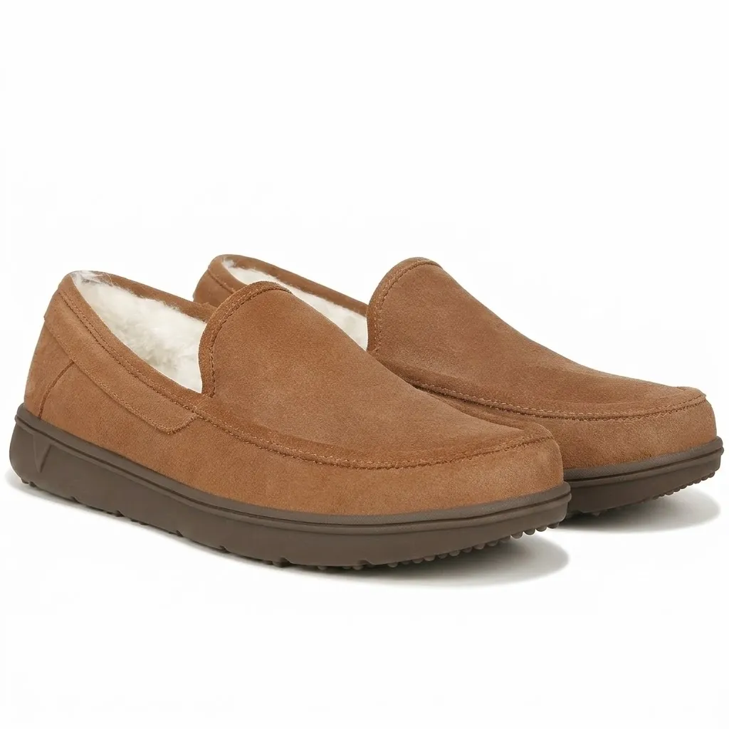Vionic Men’s Gustavo Slippers – Indoor Outdoor House Shoes - Alternate View
