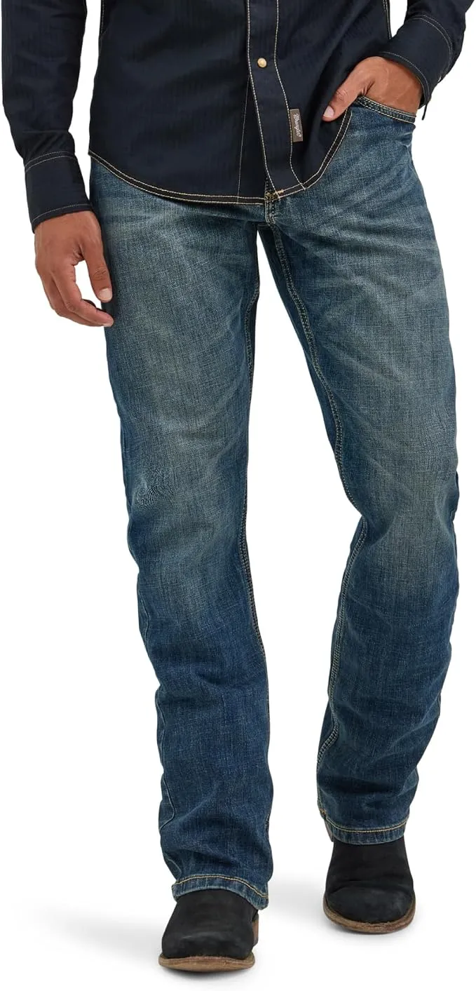 Wrangler Retro Slim Fit Bootcut Jeans for Men – Layton - Alternate
