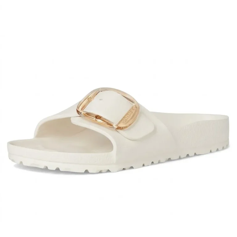 Birkenstock Madrid Big Buckle EVA Women’s Slide Sandals – Eggshell