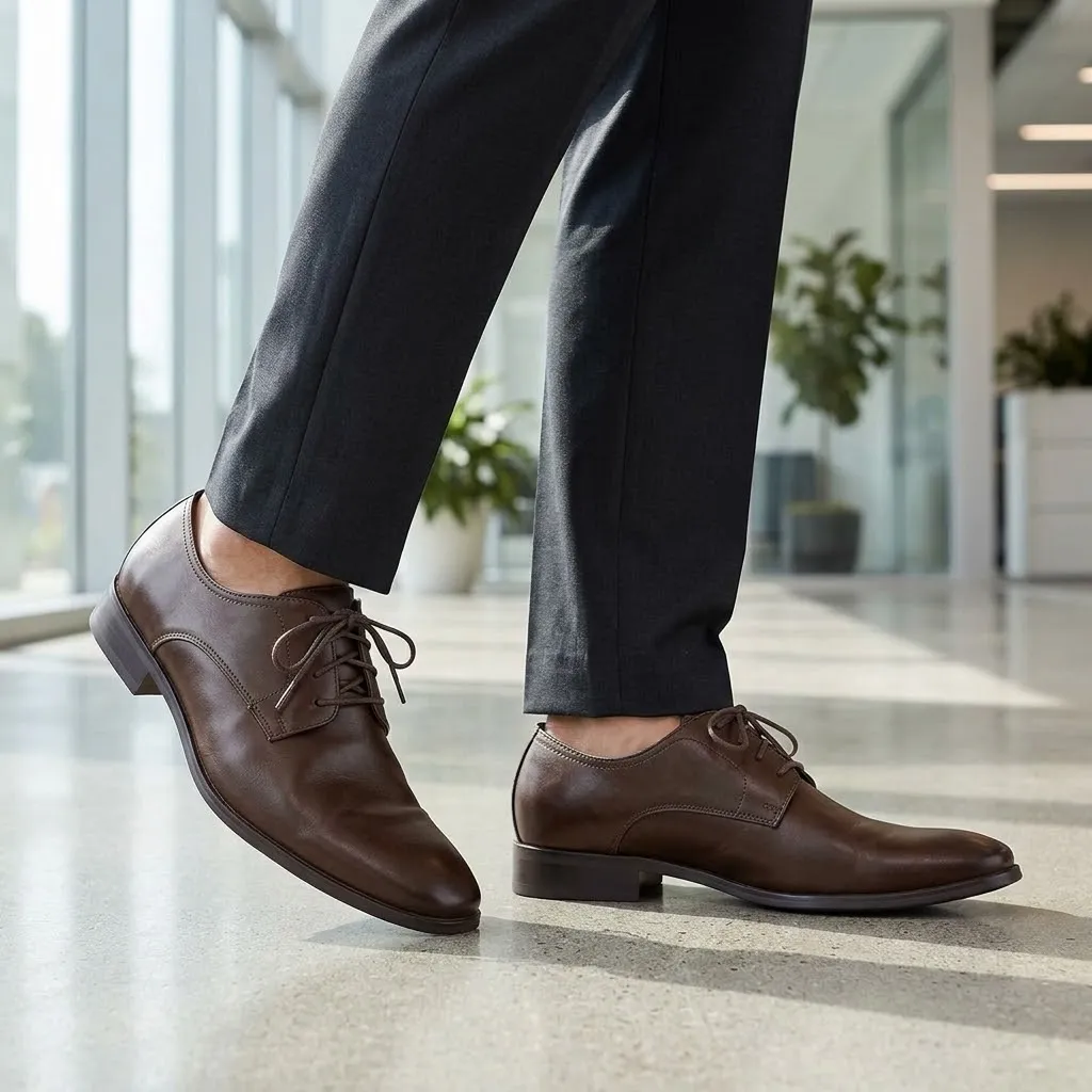 Amazon Essentials Men’s Lace Up Derby Dress Shoes - Alternate View