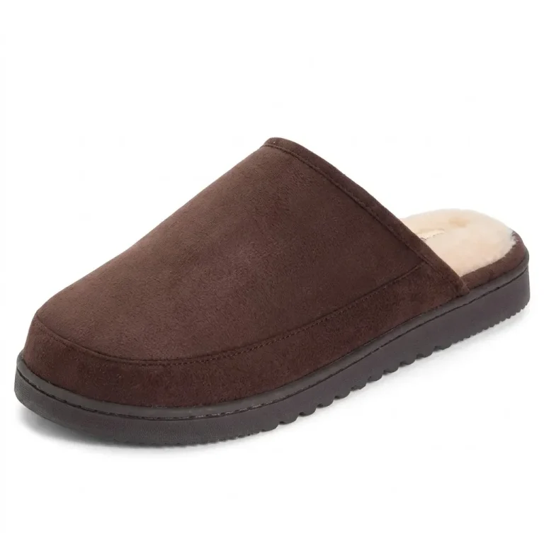 Dearfoams Men’s Memory Foam Clog Slippers
