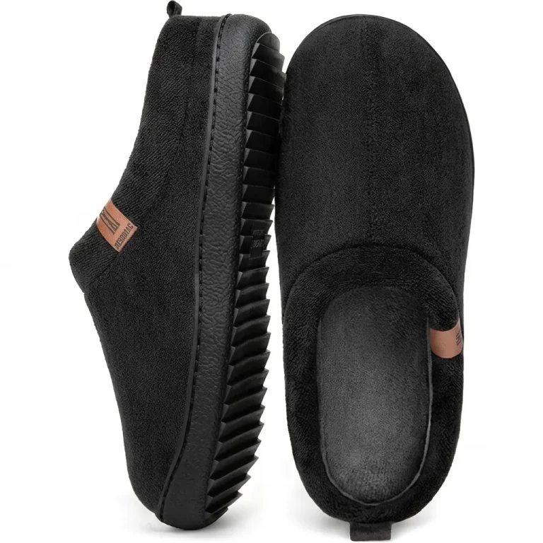 MERRIMAC Men’s Memory Foam Slip-On Slippers