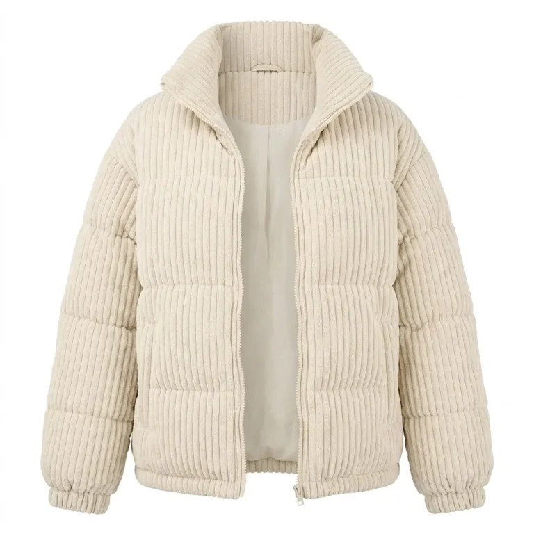 Dokotoo Women’s 2026 Winter Cropped Jacket Zip Up Quilted Coat