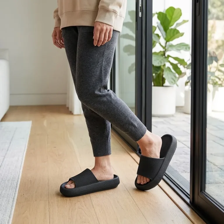 Joomra Pillow Slippers – Ultra Comfort Thick Sole Slides - Alternate