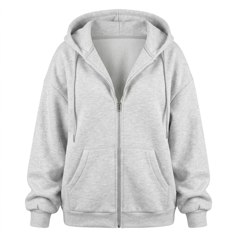 EFAN Women’s Oversized Zip-Up Fleece Hoodie