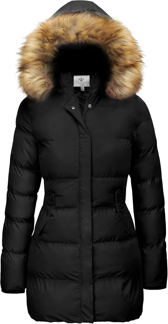WenVen Women’s Long Winter Puffer Coat